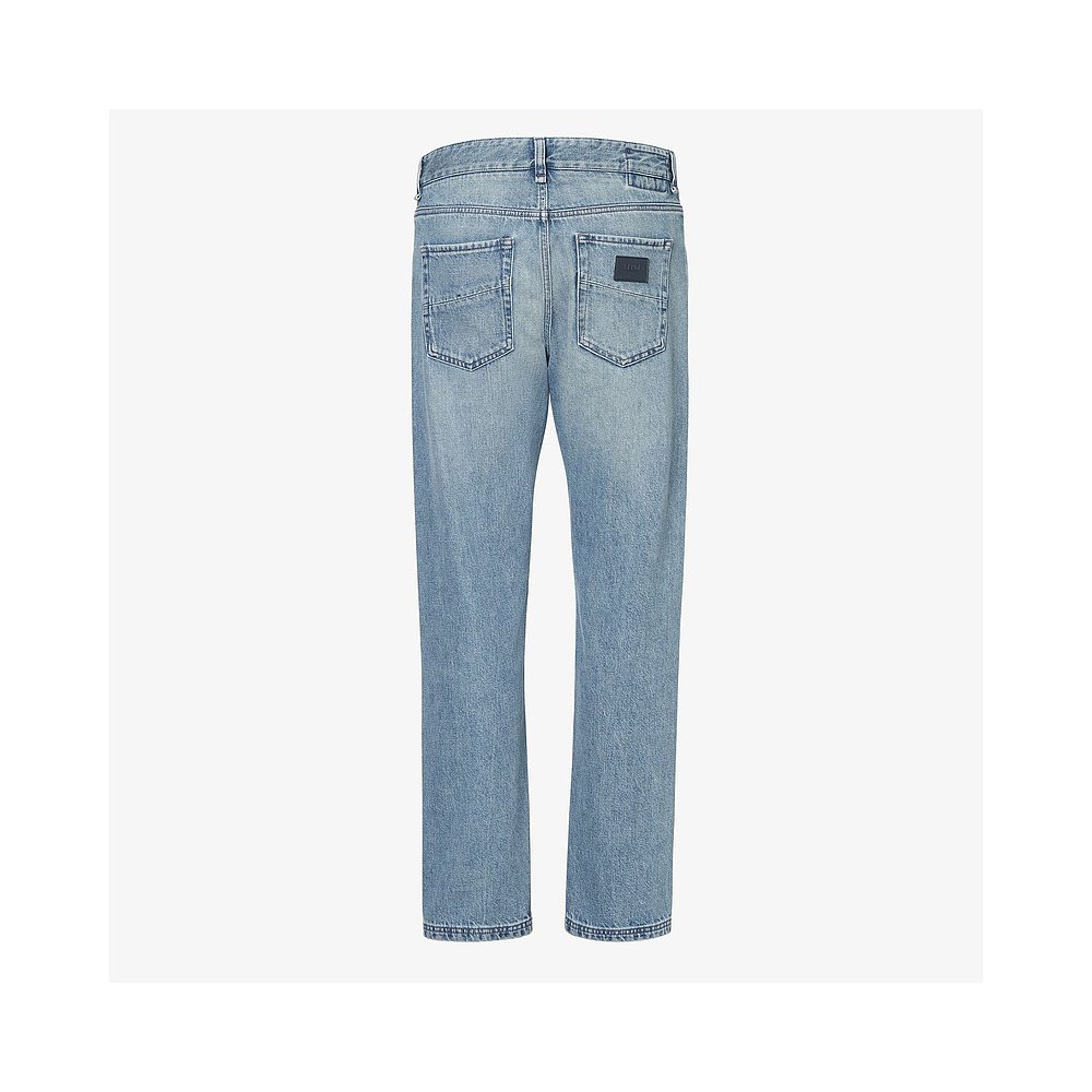 FENDI 男士牛仔裤 FLP288AT2FF0QR0 CO 蓝色 Denim jeans - 图0