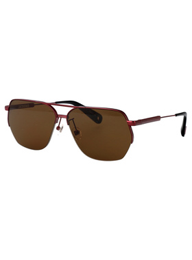 JACQUEMUS 女士太阳镜 JAC67C6SUNC6 SS2026 深棕色 AVIADOR