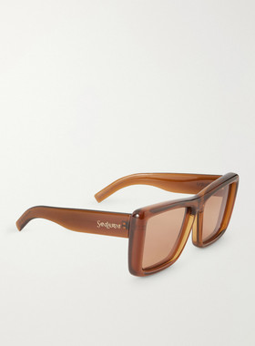 Saint Laurent 圣罗兰 女士 SL 900 Howl 方形框醋纤太阳眼镜 SL9