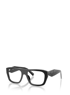 PRADA 女士眼镜 PRD07VU16K1O1 SS2026 黑色 全框平光镜