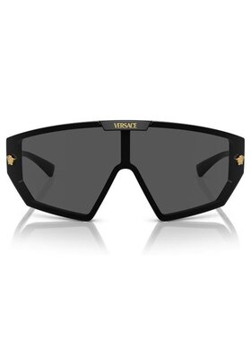 1h可退 VERSACE 男士太阳镜 VE4461GB187 CO 黑色 全框太阳镜