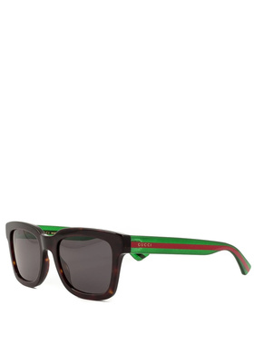 1h可退 GUCCI 男士太阳镜 GG0001SN003 AW2025 灰色 GG0001SN古驰