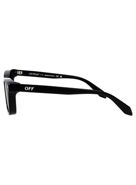 off-white 女士 光泽黑色醋纤太阳眼镜 OW10441007