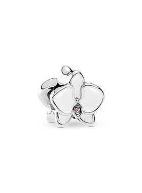 PANDORA 潘多拉 White Orchid Charm #792074EN12 白色蘭花吊飾