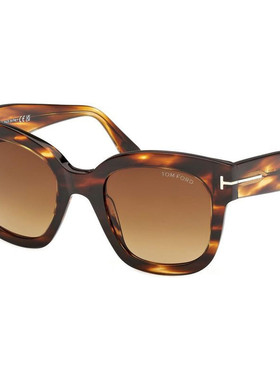 TOM FORD 女士眼镜 FT061355F SS2026 棕色 全框太阳镜