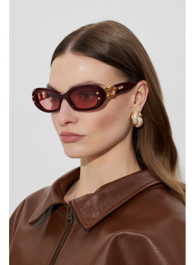BALMAIN 女士太阳镜 BPS196B5300 CO 酒红色 ‘Imperial II’ sun