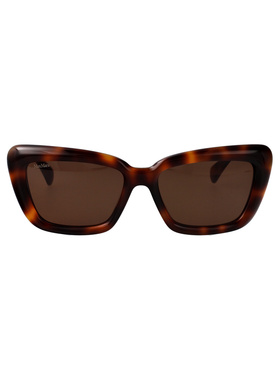 MAX MARA 女士眼镜 MM017152E AW2025 棕色 全框太阳镜配饰