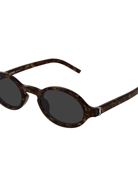 SAINT LAURENT 男士眼镜 SLM161002 SS2026 褐色 全框太阳镜