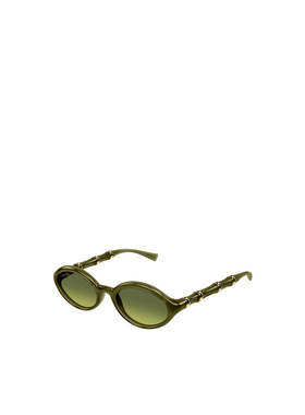 GUCCI 女士眼镜 GG2059S004 SS2026 绿色 几何框太阳镜