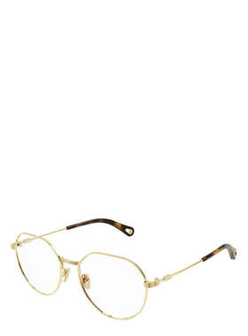 1h可退 CHLOÉ 男士太阳镜 CH0180O005 AW2025 金色 CHLOÉ Eyeglas