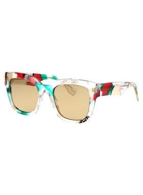 GUCCI 女士眼镜 GG1624S002 AW2025 花色 logo标识太阳镜