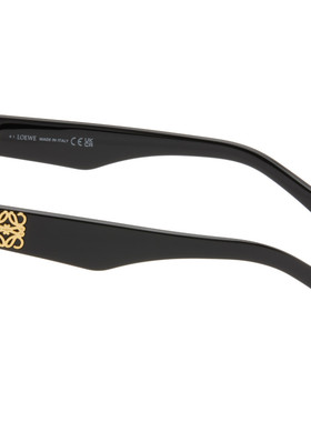 LOEWE 罗意威 女士 黑色 Anagram Logo 眼镜 LW50091I50001192337