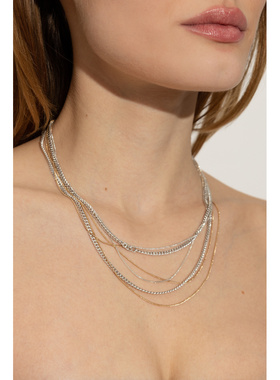 ALL SAINTS 女士项链 37459055MUL973 CO 银色 Brass necklace