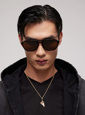 Gucci 古驰 男士 贴合设计领航员镜框太阳眼镜 A000P8J0740