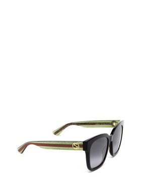 GUCCI 女士眼镜 GG0034SN002 CO 蓝色 徽标太阳镜新款