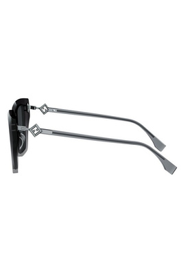 1h可退 FENDI 女士眼镜 FE40161I20A SS2026 灰色 几何太阳镜