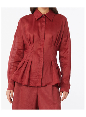 MAX MARA 女士衬衫 6111046206066 SS2026 红色 MAX MARA women's