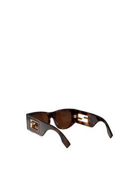 1h可退 奢淘 Fendi 徽标太阳镜 男 FE40109I