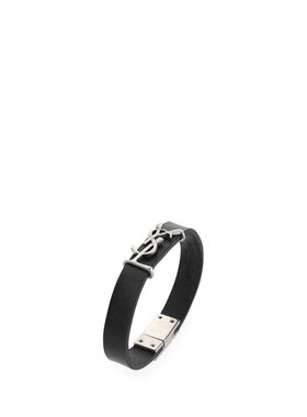 1h可退 潮奢 Saint Laurent 圣罗兰 男士 交织图案手链 7088150IH