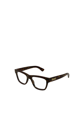 GUCCI 男士眼镜 GG1795O002 SS2026 棕色 几何框平光镜