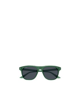 GUCCI 男士眼镜 GG1893S005 SS2025 绿色 方框太阳镜古驰