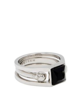 1h可退 ALEXANDER MCQUEEN 男士戒指 854604J161B1112 SS2026