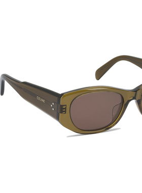 CELINE 女士眼镜 4S329CPLB30TO SS2026 棕色 全框太阳镜
