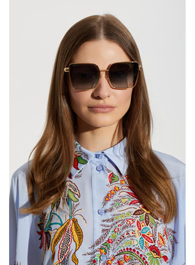 ETRO 女士太阳镜 ETRO0138S00009O CO 金色 Sunglasses