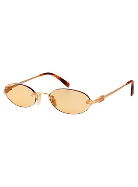 MIU MIU 女士太阳镜 0MUA54S7OE90X SS2026 金色 0MU A54S