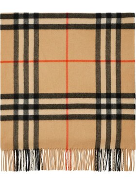 香港直邮Burberry巴宝莉MU GIANT CH KCS SCARVE【付后1h可退】