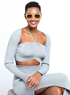 潮奢 Jacquemus 女士 太阳眼镜 yellow黄色 舒适时尚