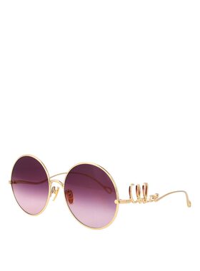 1h可退 CHLOÉ 女士太阳镜 CH0329S003 AW2025 金色