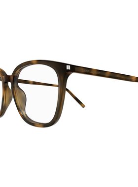 SAINT LAURENT 女士眼镜 SL783F003 SS2025 棕色 全框平光镜