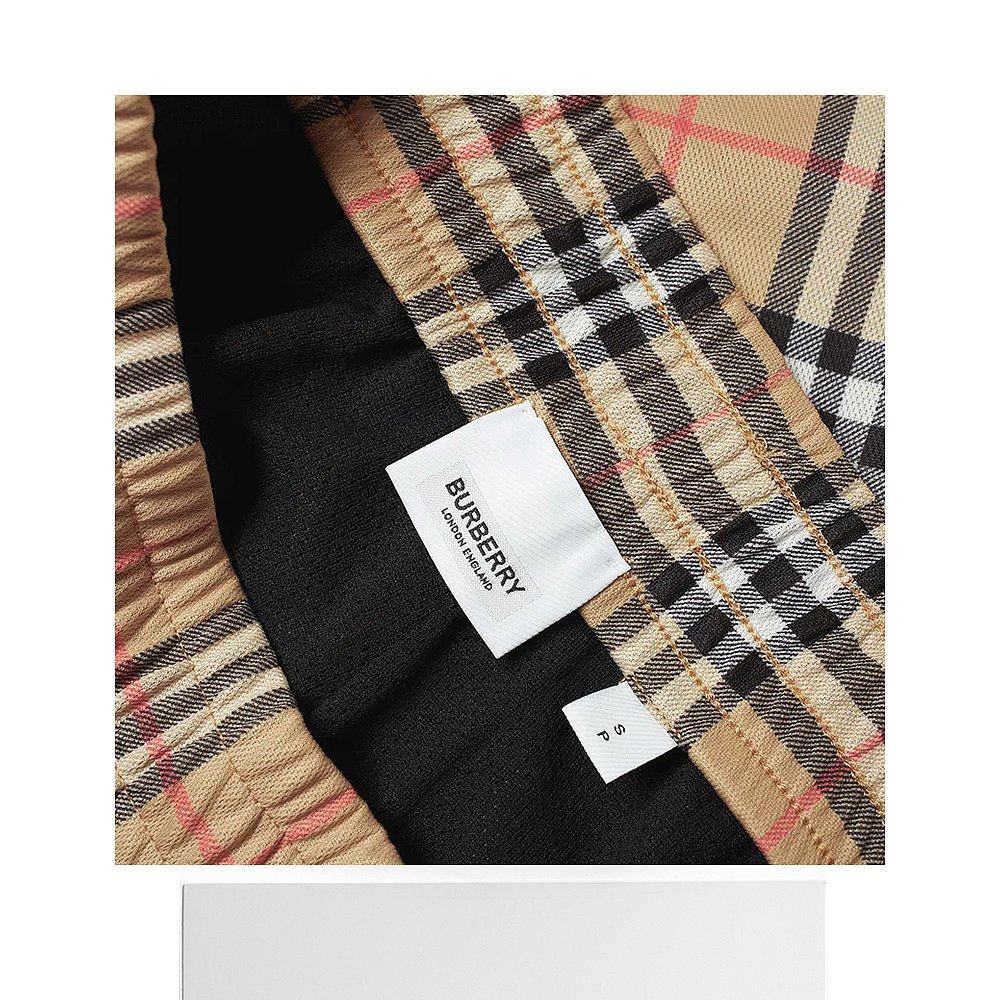 香港直邮burberry巴宝莉男士短裤 天猫国际香港直购休闲裤