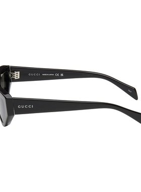 1h可退 潮奢 Gucci 古驰 女士 黑色 Cat-Eye Frame 太阳镜 GG1919