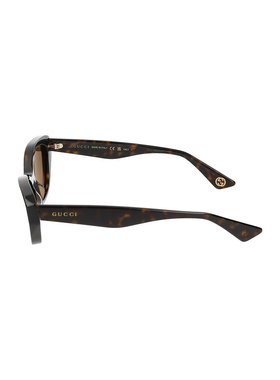 GUCCI 女士眼镜 GG1638S002 SS2024 古驰 全框黑色太阳镜