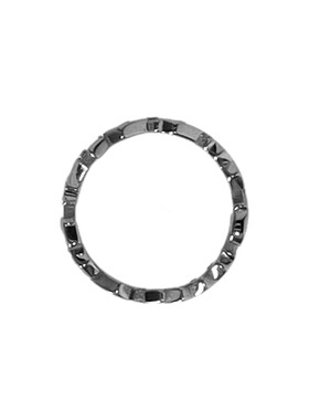 奢淘 Palm Angels CLASSIC LOGO ROUNDED RING SILVER - SILVE 男