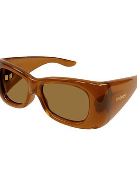 SAINT LAURENT 男士眼镜 SL901HOWL007 CO 棕色 全框太阳镜