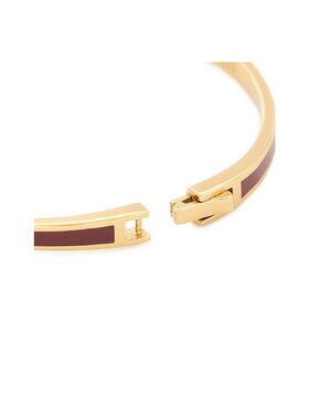 COACH 女士手链手镯 546478GLD600 AW2025 金色 双色logo手镯