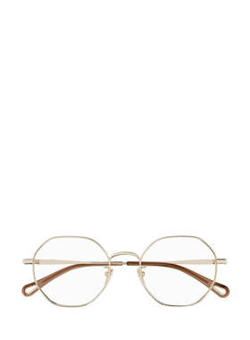 1h可退 CHLOÉ 女士眼镜 CH0215OA003 AW2024 金色 CHLOÉ Eyeglass