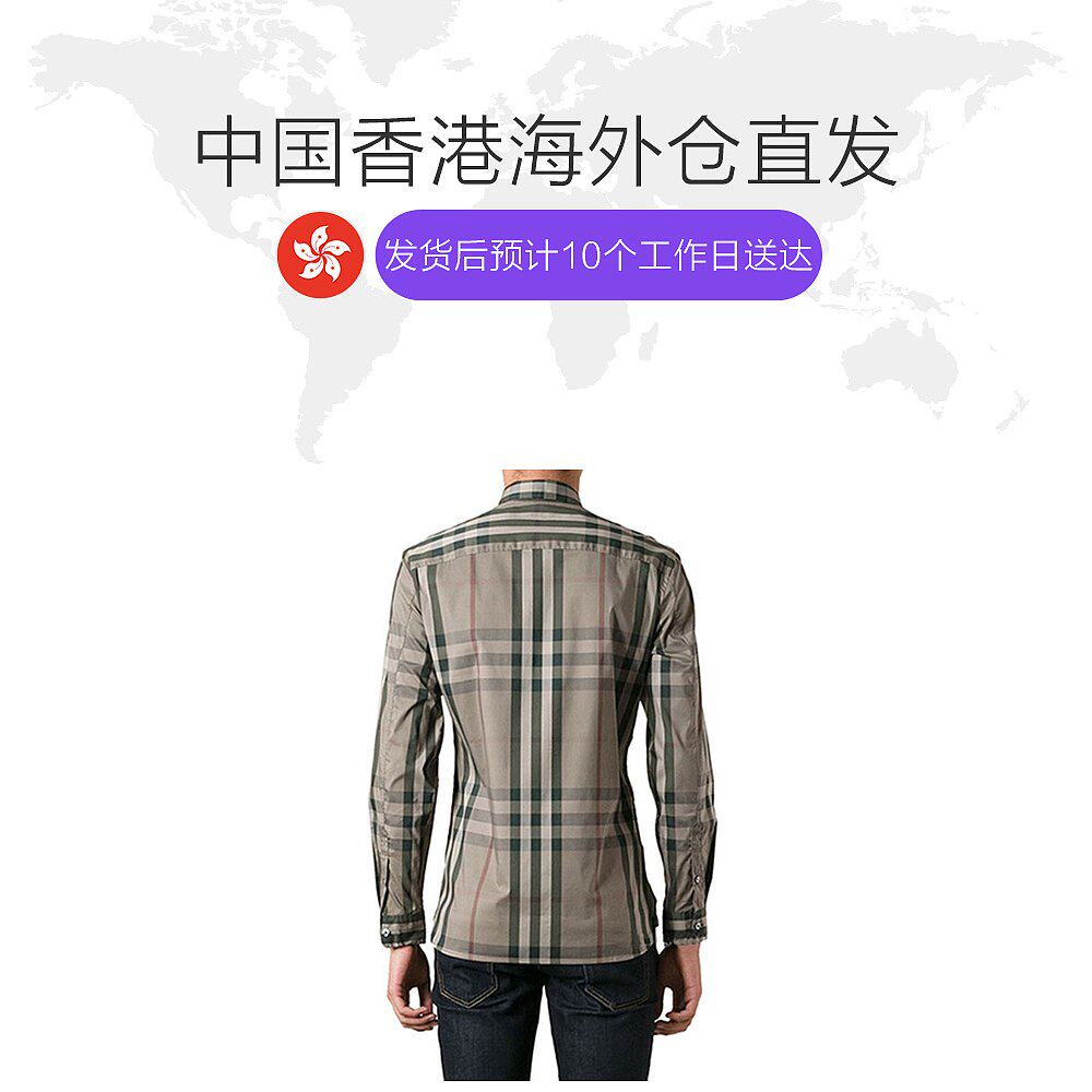 香港直邮burberry巴宝莉男士衬衫 天猫国际香港直购衬衫