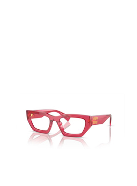MIU MIU 女士太阳镜 MU03XV15Q1O1 AW2025 粉红色 方框平光镜