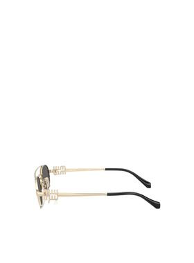 MIU MIU 女士眼镜 MU54ZSSOLEZVN08Z CO 灰色 徽标太阳镜