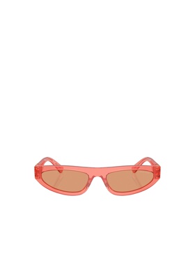 MIU MIU 女士眼镜 07ZSSOLE14T07V SS2024 花色 徽标太阳镜
