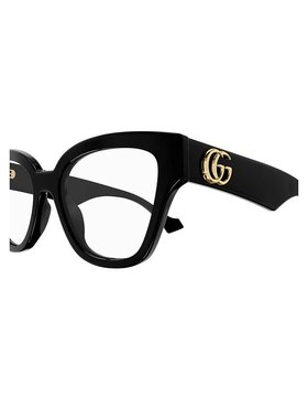 GUCCI 女士眼镜 14WS4RZ0A12568 AW2024 黑色 Gucci Gg1424O Line