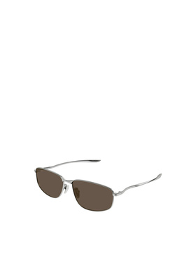 BALENCIAGA 男士眼镜 BB0494SA002 SS2026 棕色 方框太阳镜