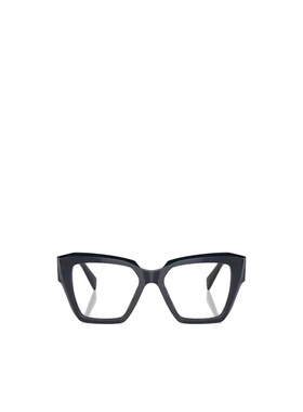PRADA 女士眼镜 PR09ZV08Q1O1 SS2024 黑色 普拉达几何框平光镜