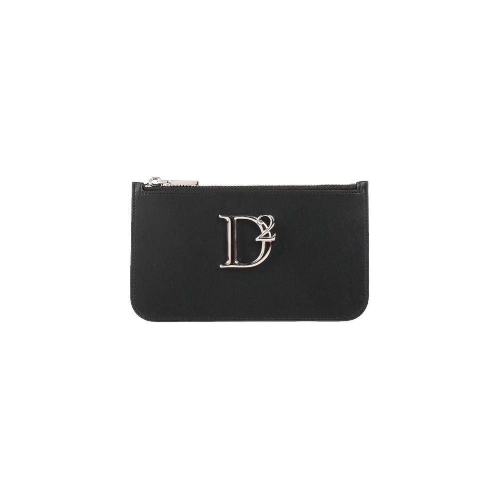 香港直邮潮奢 Dsquared2 二次方 女士 钱包 black黑色 舒适时尚,淘宝优惠券,粉丝福利购,淘宝优惠卷