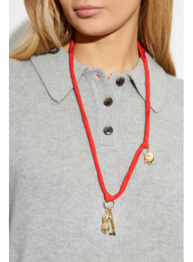 GIVENCHY 女士项链 BF00STF04U710 SS2026 红色 Lucky Charms 项