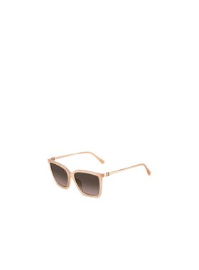 JIMMY CHOO 女士眼镜 TOTTAGSFWMHA AW2023 棕色 几何框太阳镜